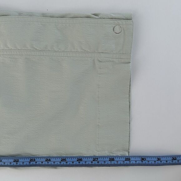 Athleta Trekkie High Rise Parachute Pants Womens Size 10 Cream Wide Leg Outdoors - Picture 8 of 12